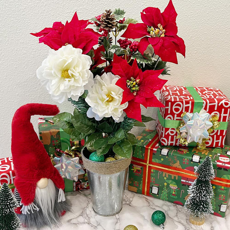 Poinsettia arrangements deals christmas